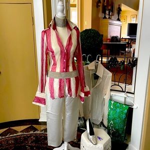 Vintage Dolce & Gabbana Chiffon Silk Blouse